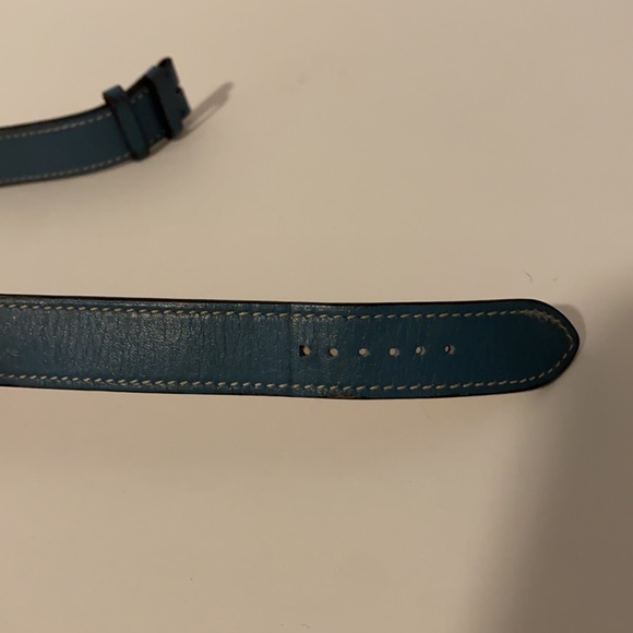 Hermes Blue Double Tour to Cape Cod Watch Band - Picture 3 of 4